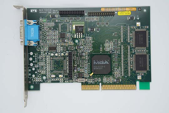 Matrox 迈创 G100 4MB显示卡G+-PROA-48F-20（MGA-G100A-E芯片）